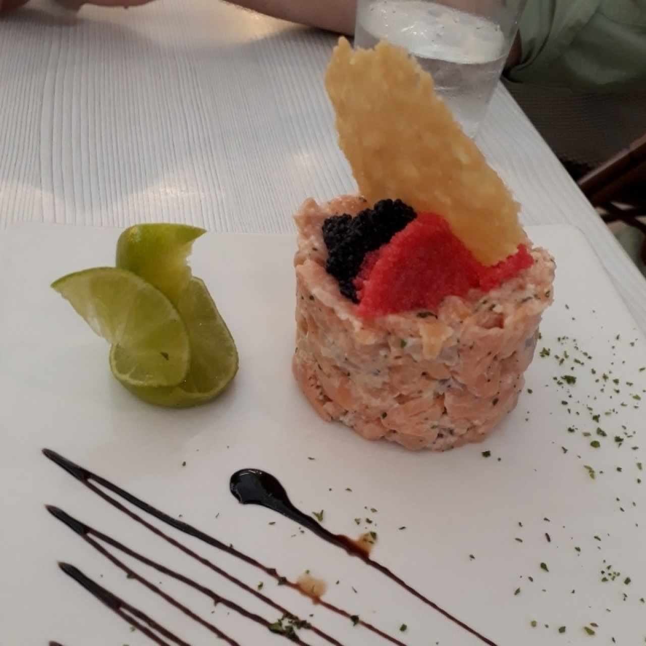 tartar de salmón 