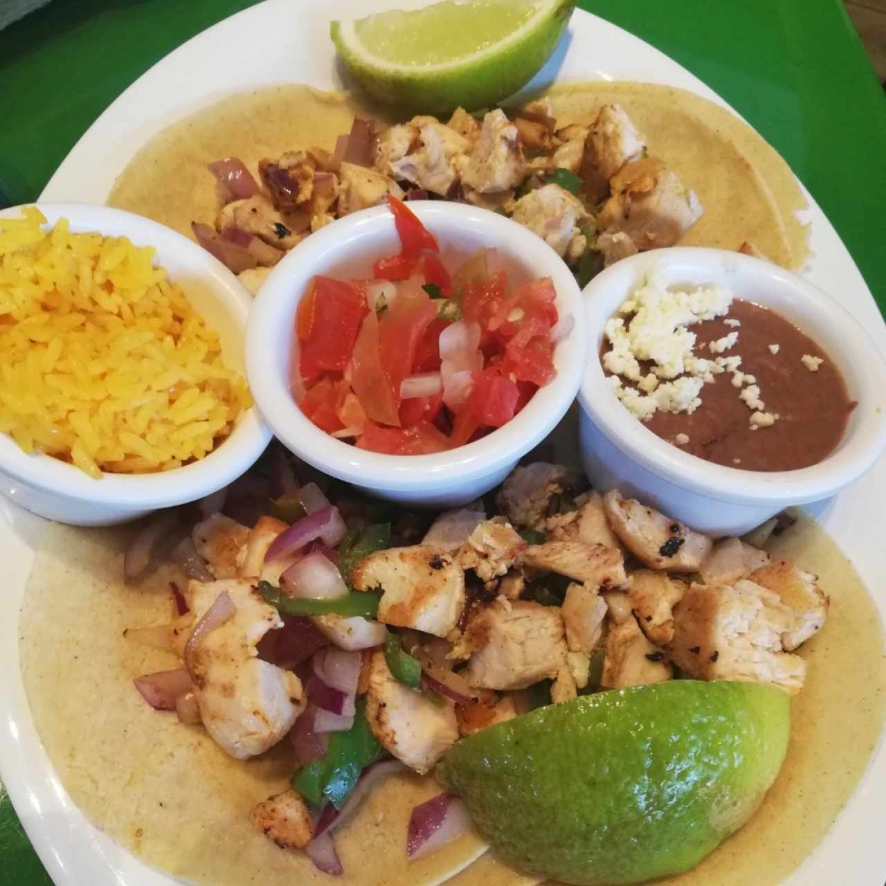 tacos de pollo