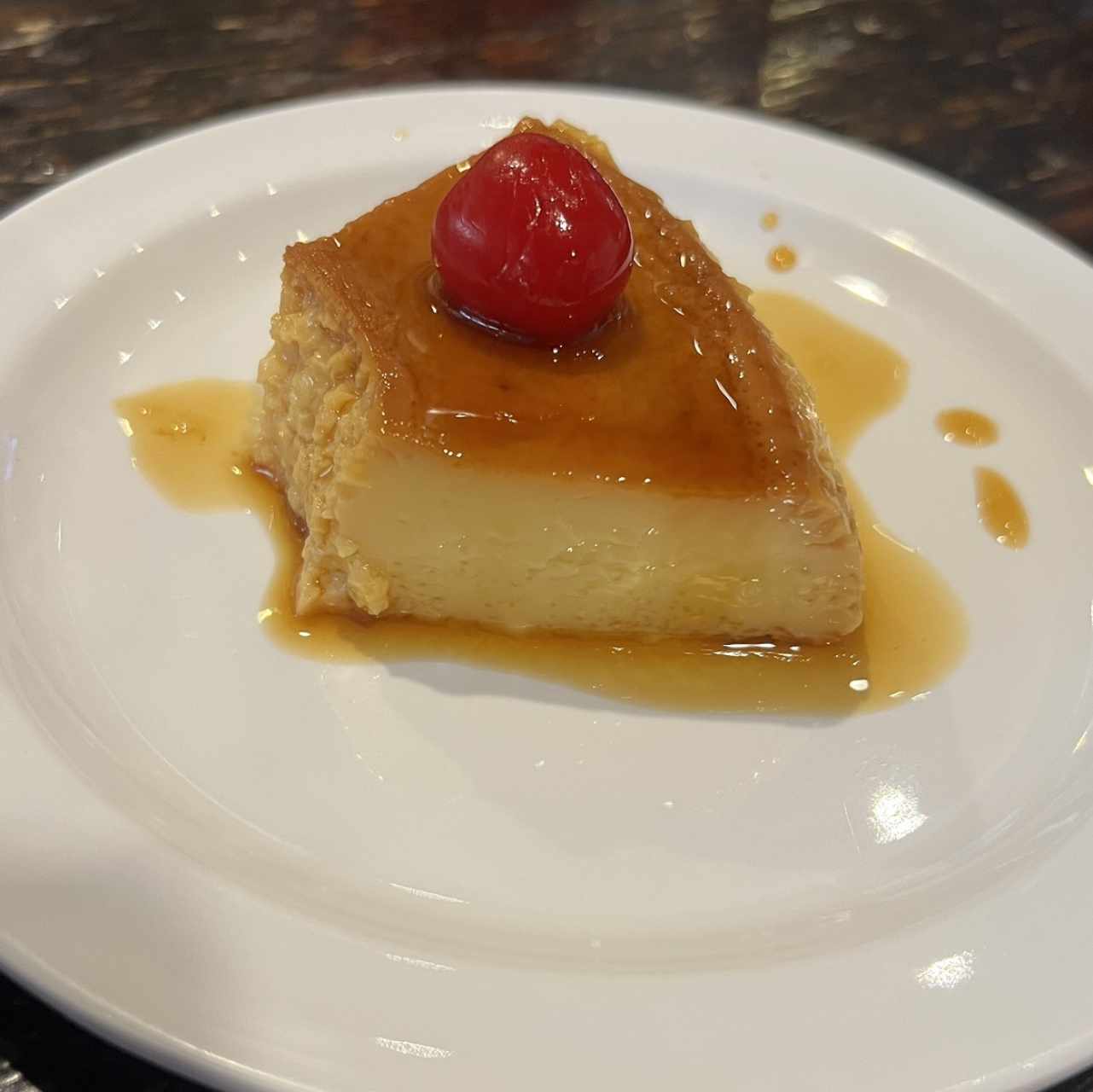 Flan de la casa