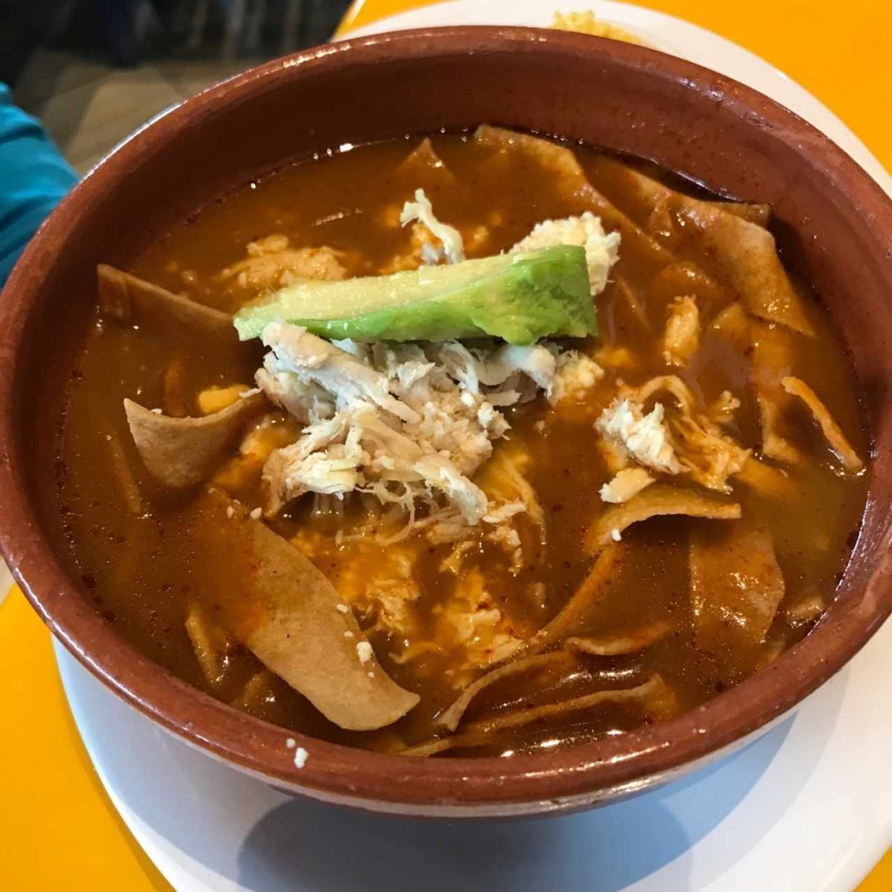 sopa de tortillas