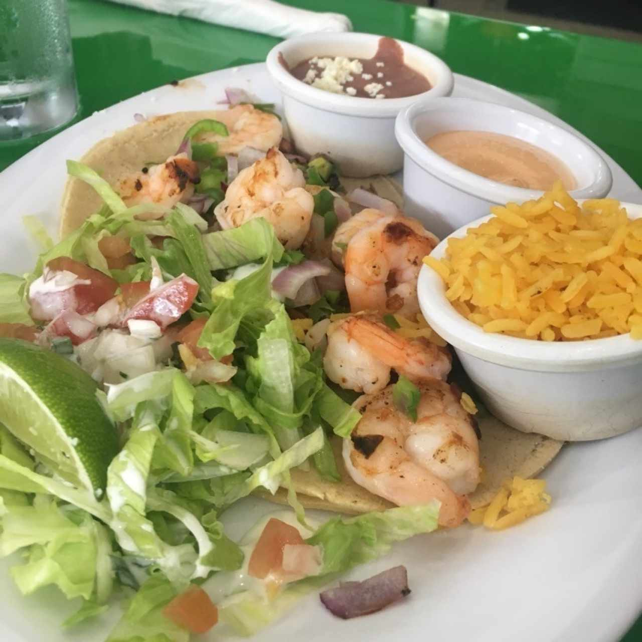 tacos de camarón