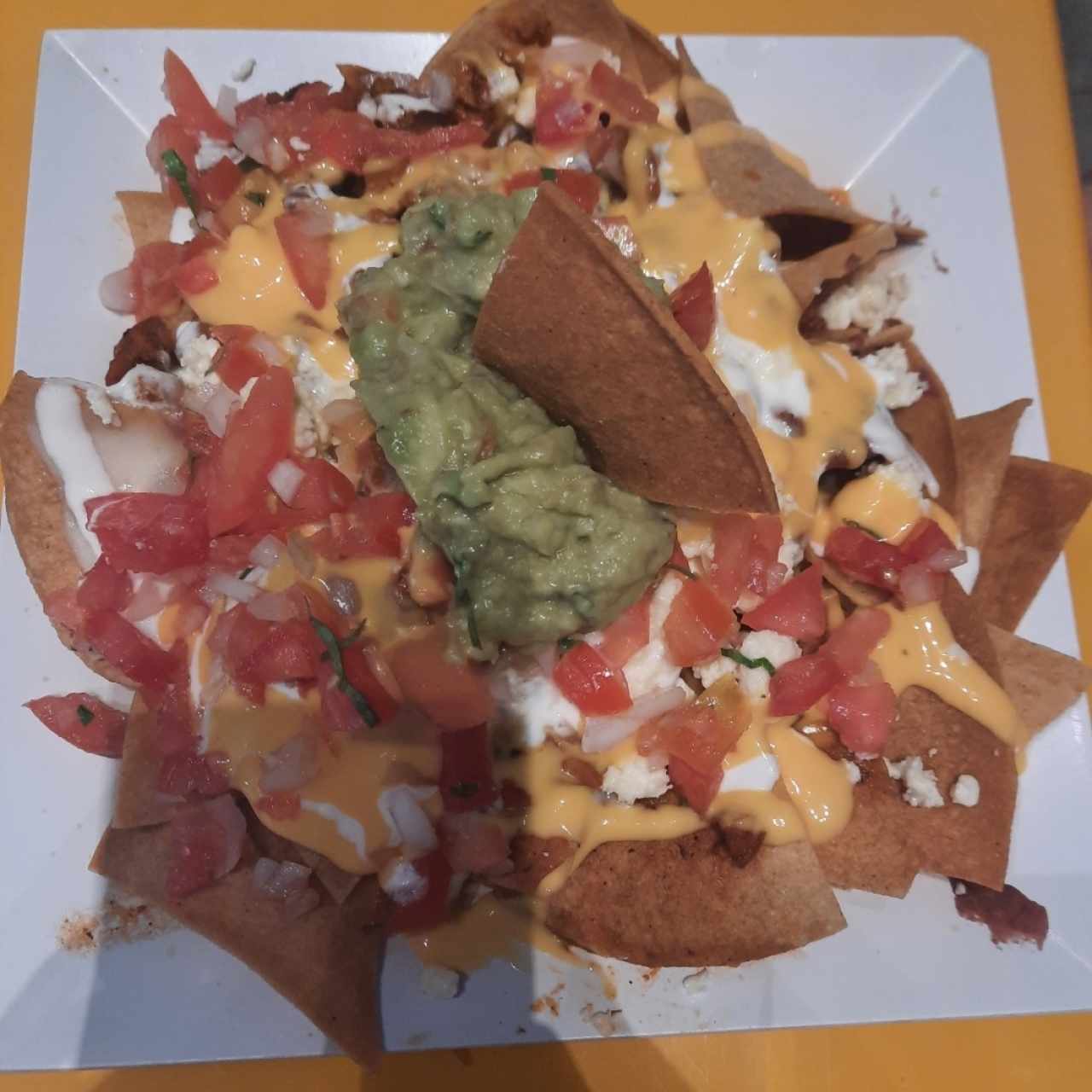 Orden personal de nachos 