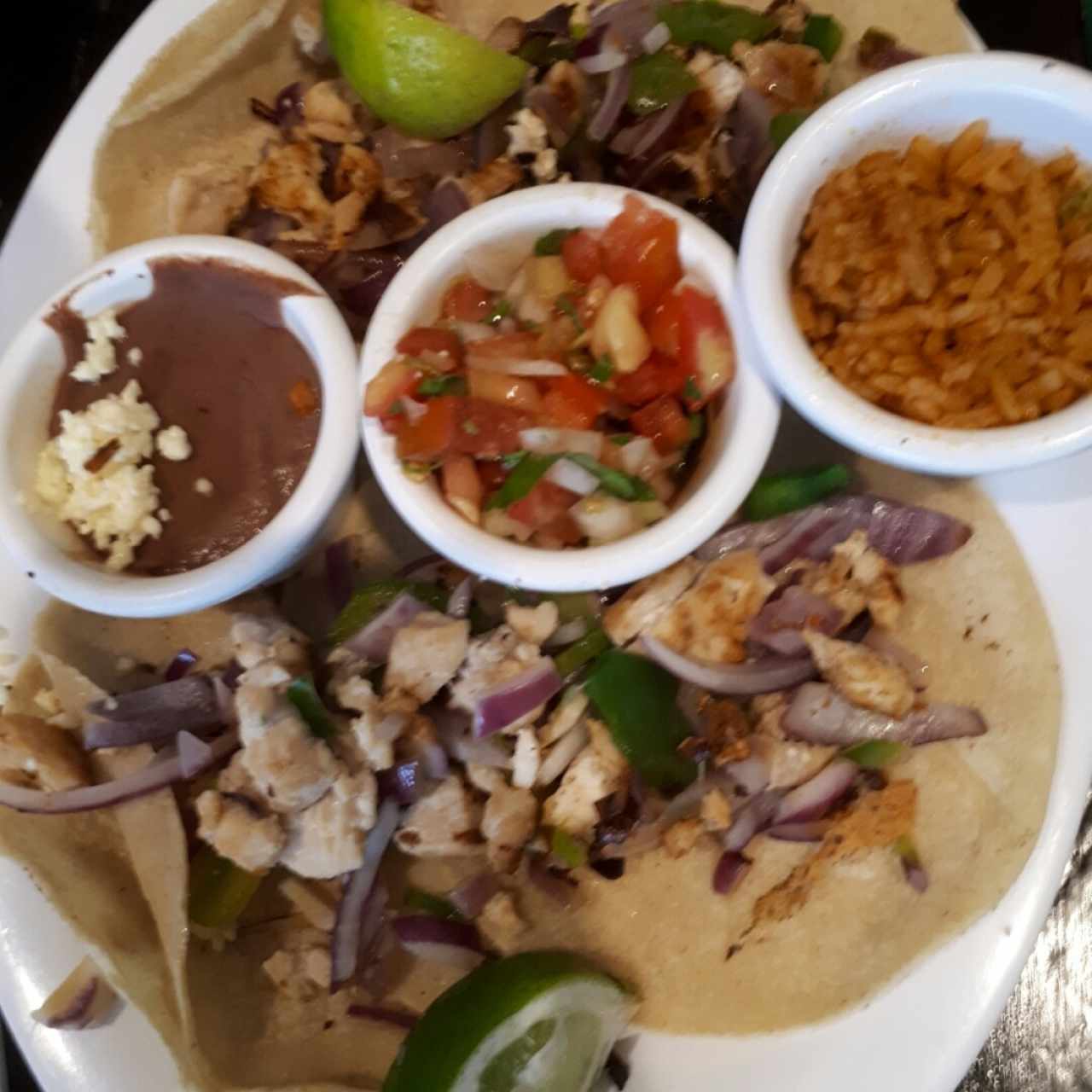 tacos de pollo