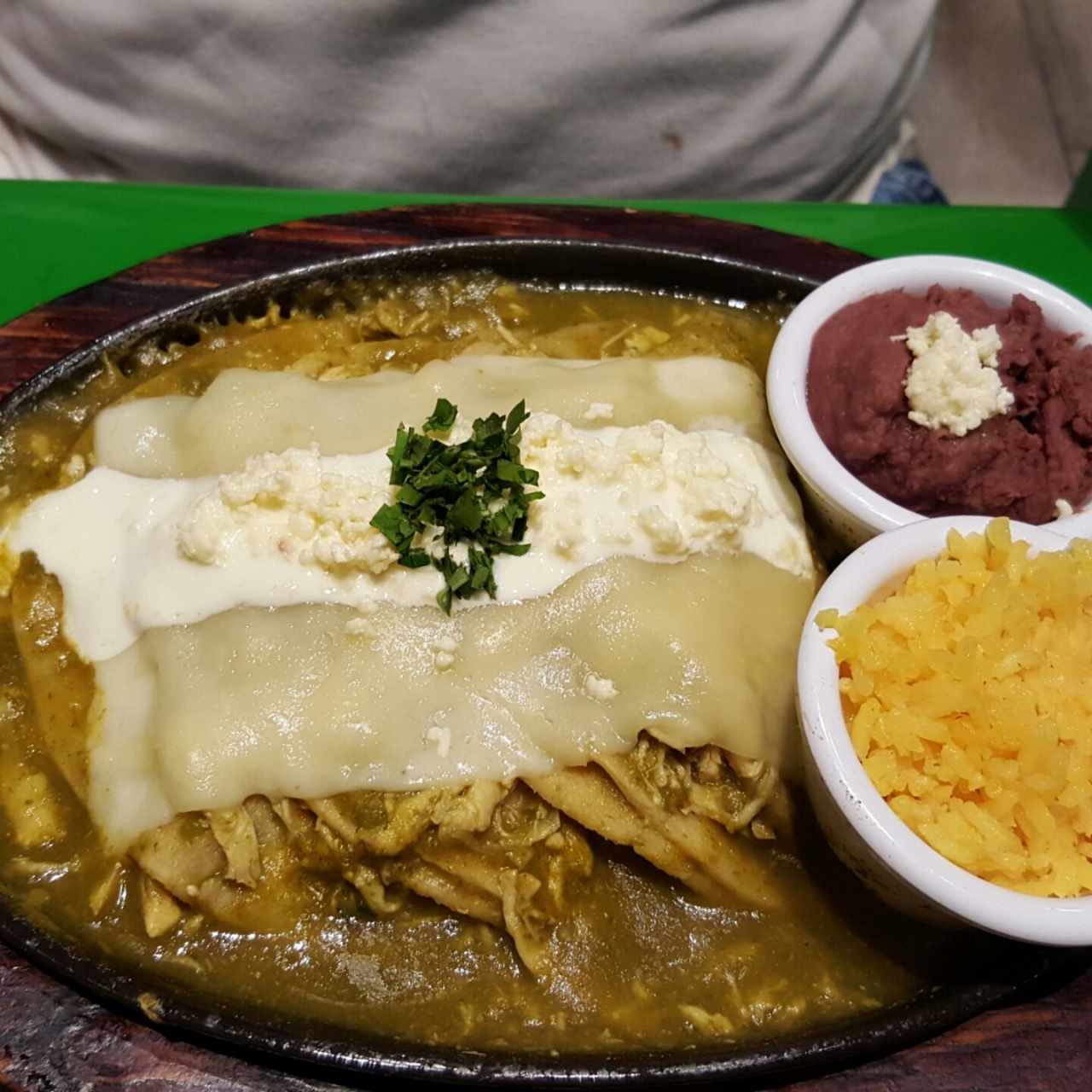 Enchilada de pollo