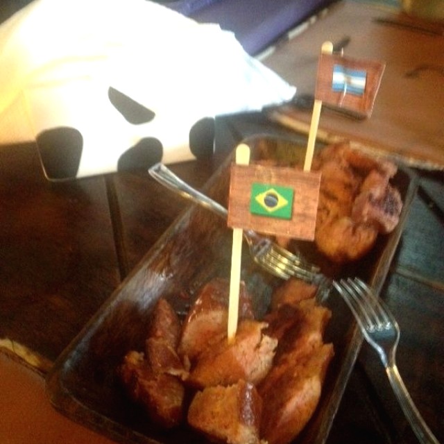 Chorizo argentino y brasileño