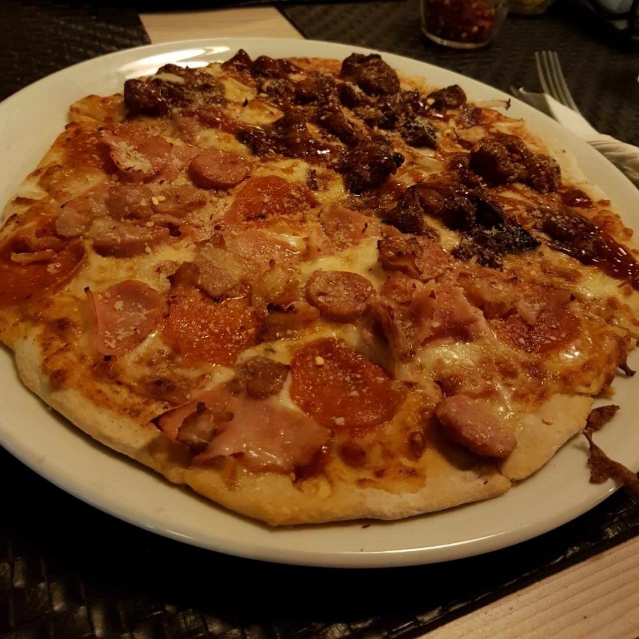 Pizza fusión - Chicho's pizza & Braciola Maiale