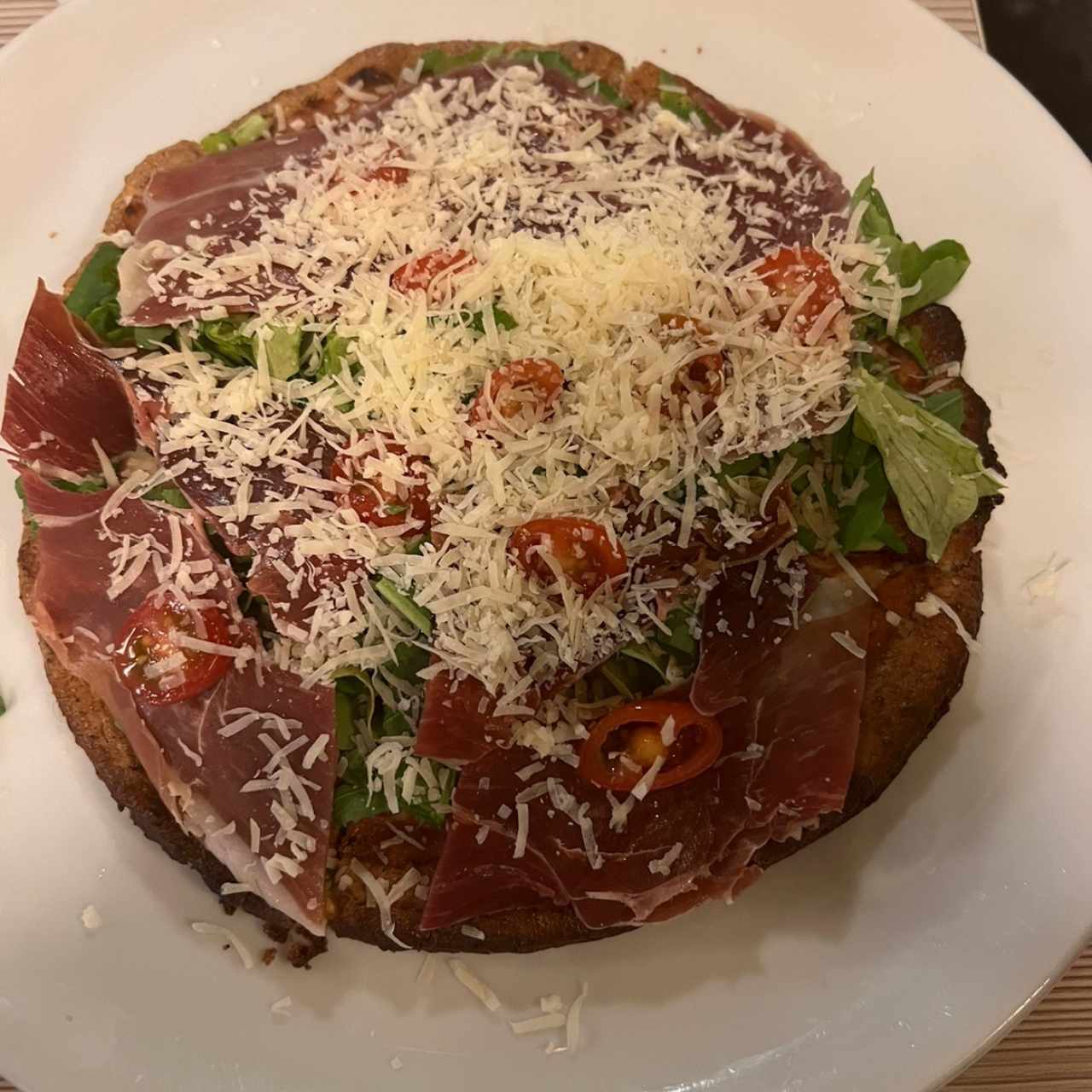Menú Keto - Pizza Prosciutto