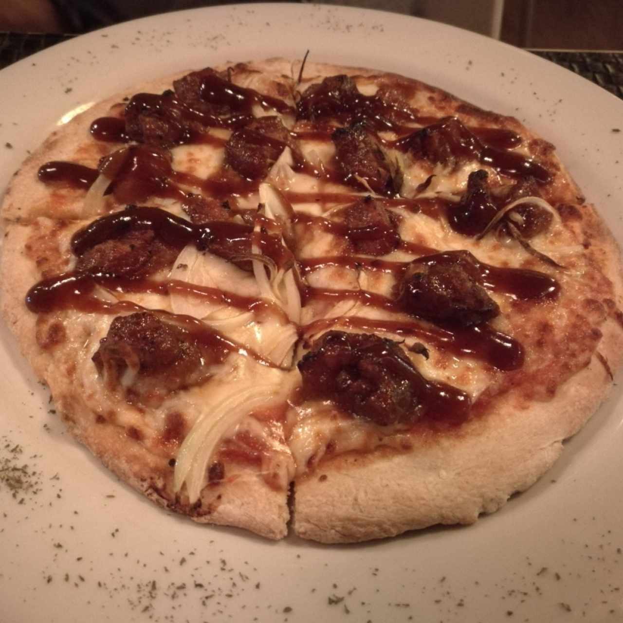 Pizza fusión - Braciola maiale