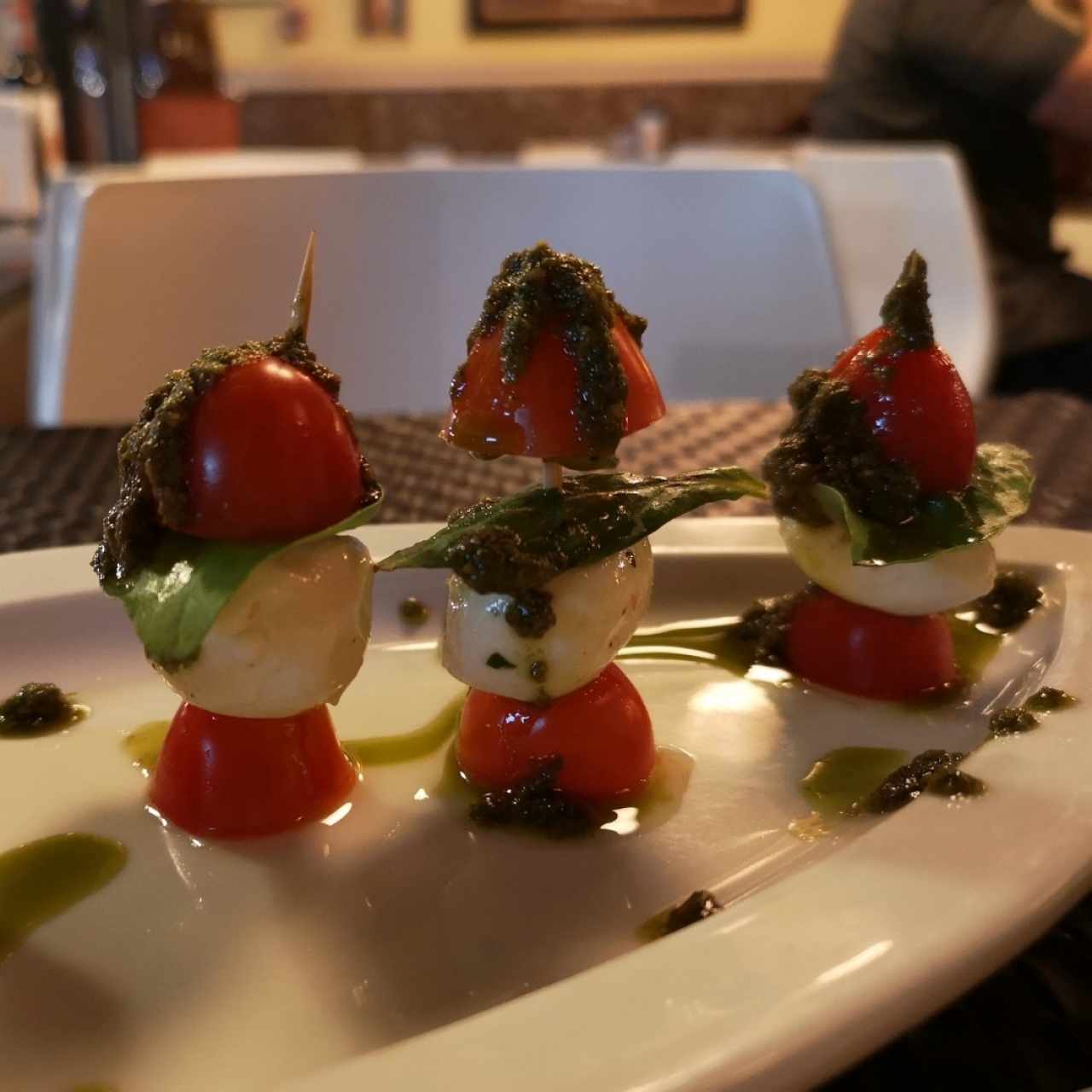 Pesto de tomates secos y queso de búfala