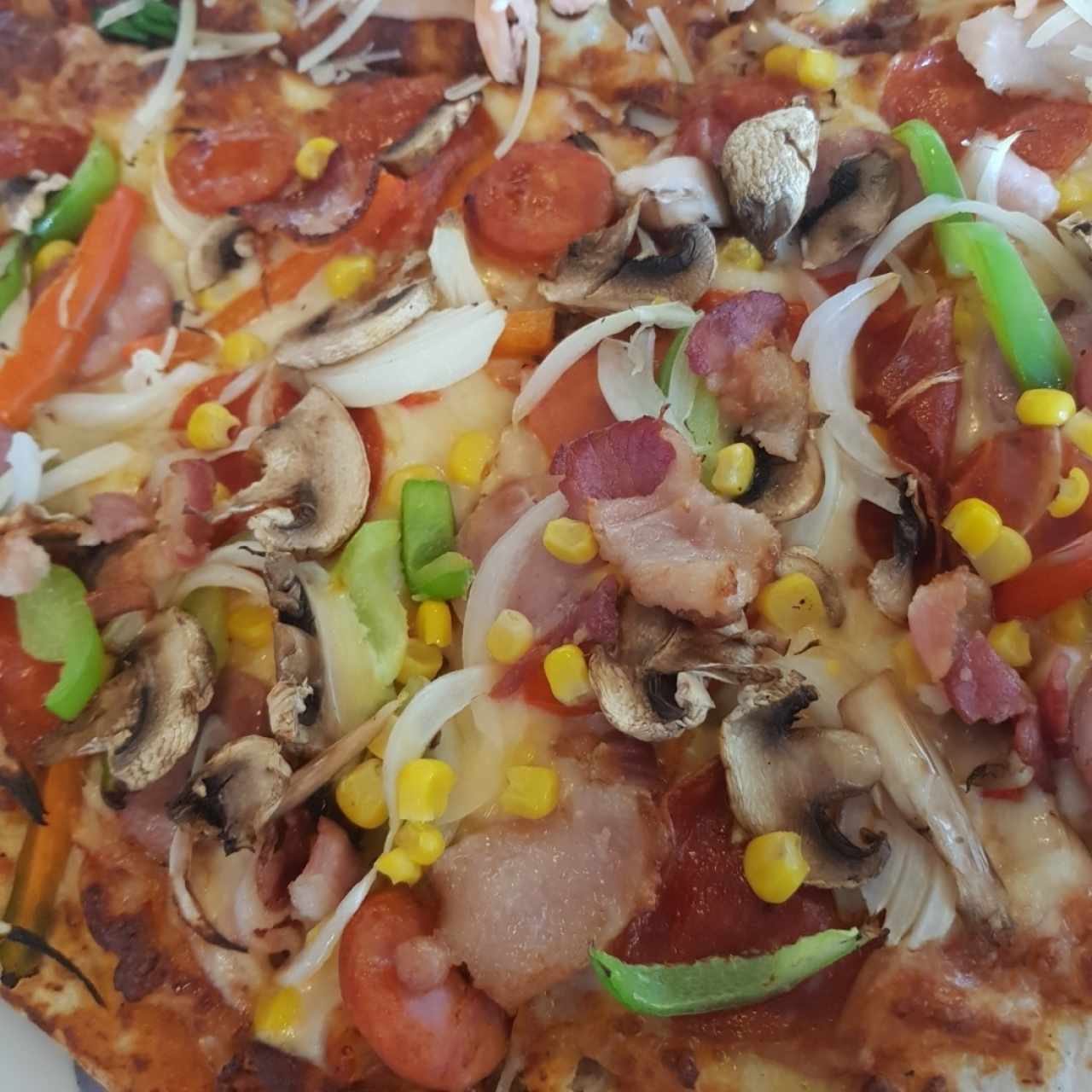 Pizza fusión - Meat & veggie