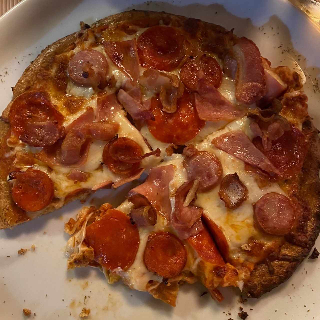 Pizza fusión - Chicho's pizza masa keto 