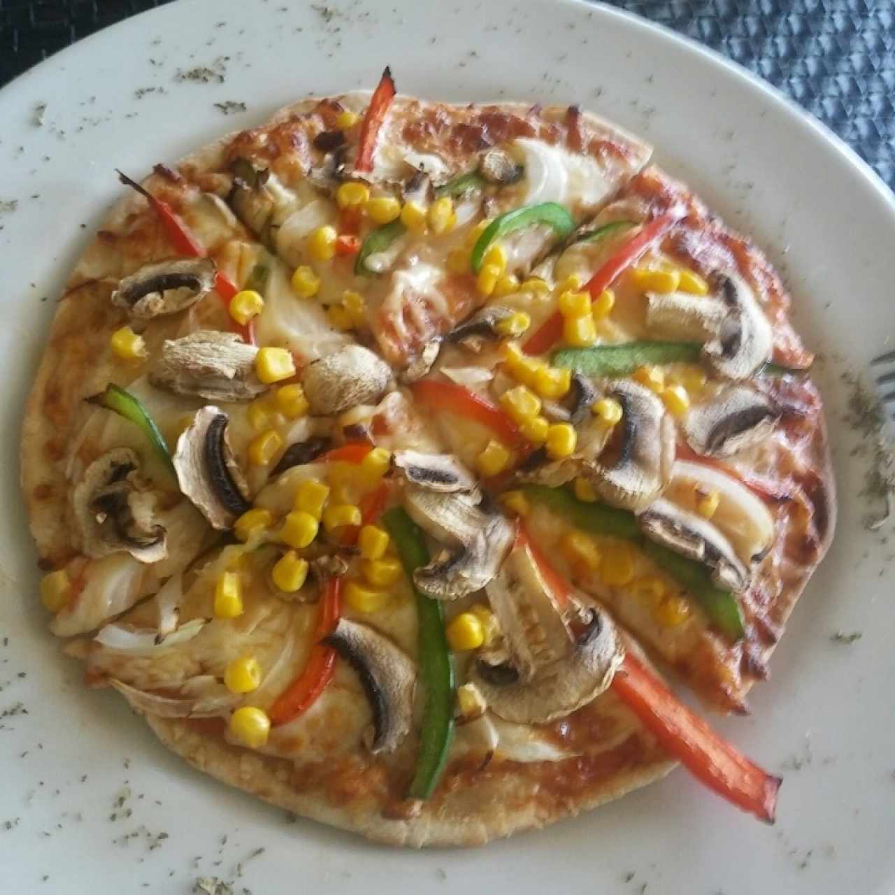 Pizza Vegui sin aceitunas