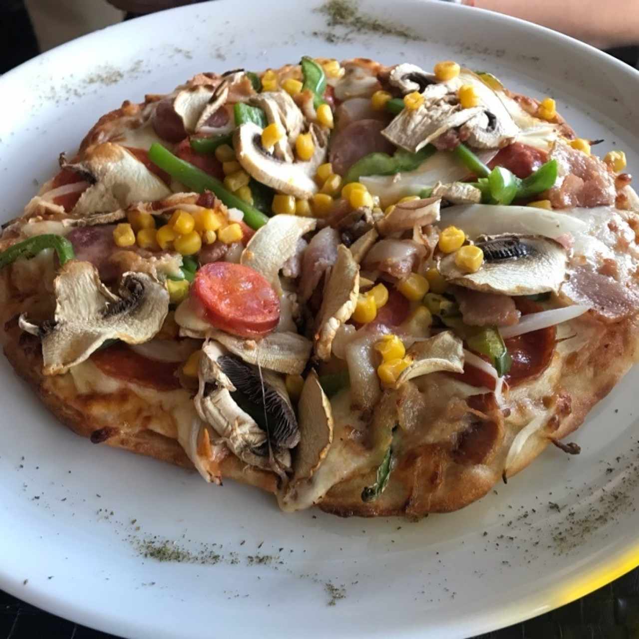 Pizza fusión - Meat & veggie