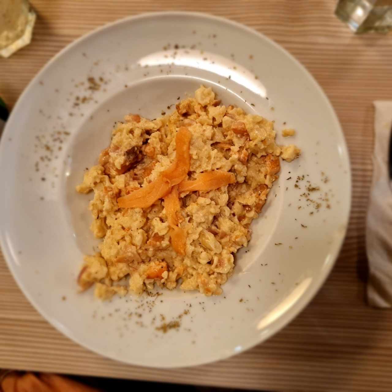 Risotto de Salmón Ahumado