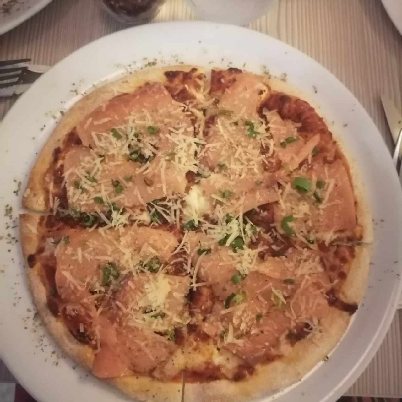 Pizza de Salmon Ahumado