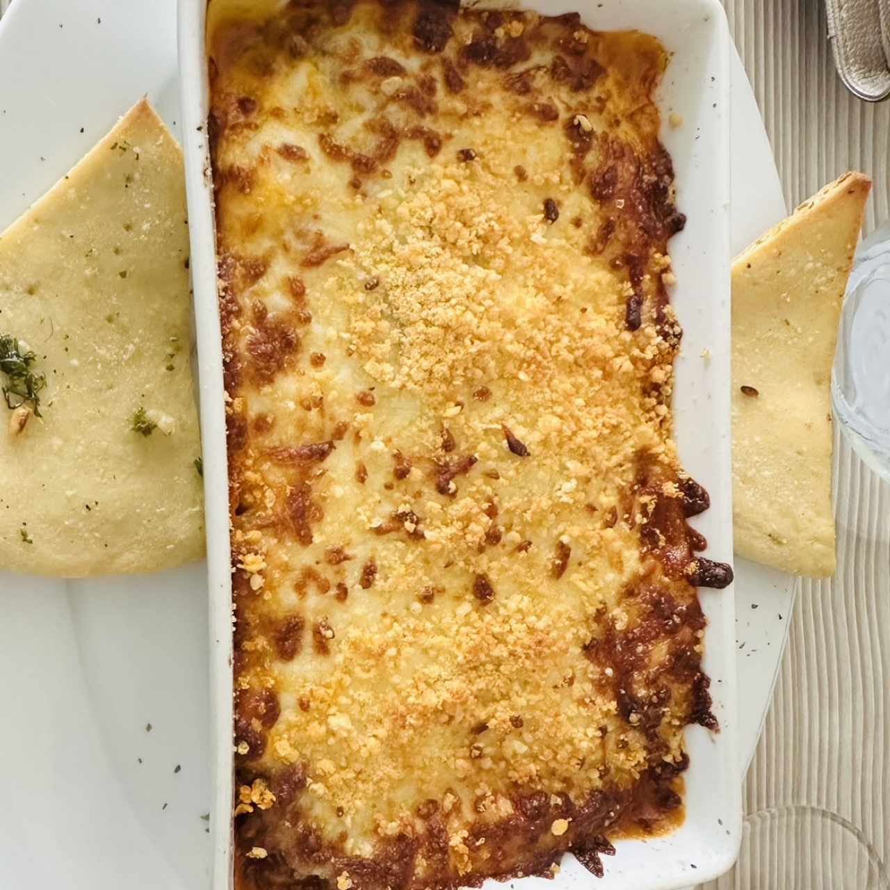 Lasaña gratinada de Carne 