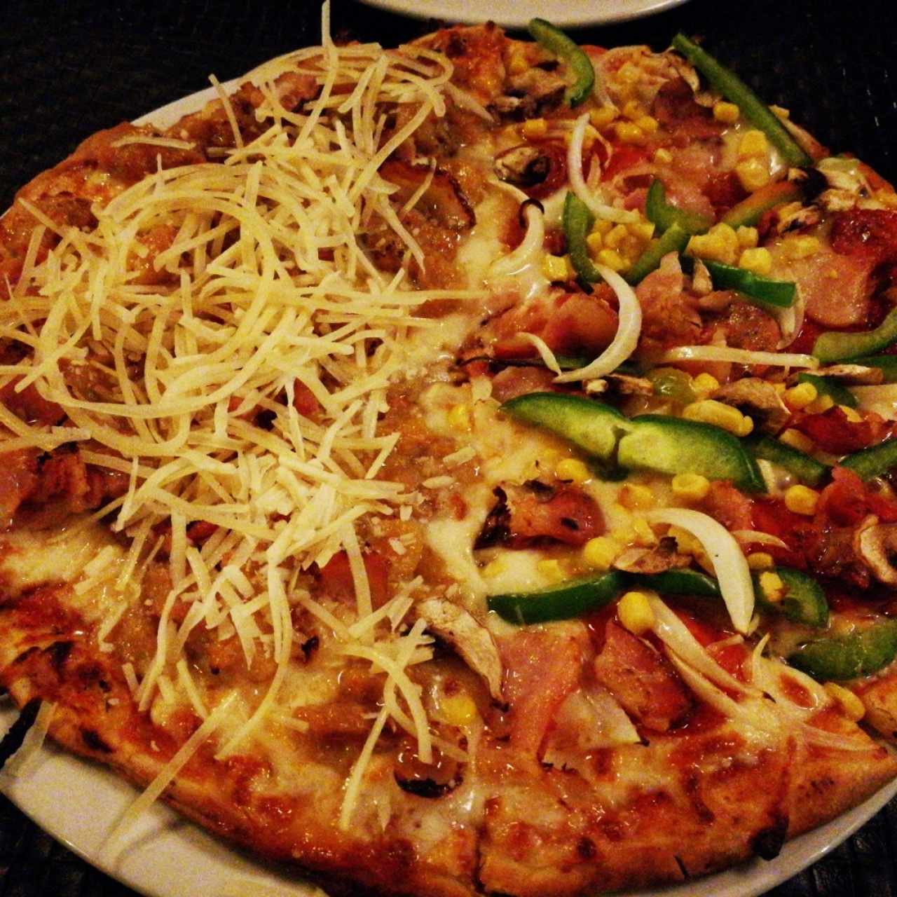Pizza dolce tentazzione/meat & veggie