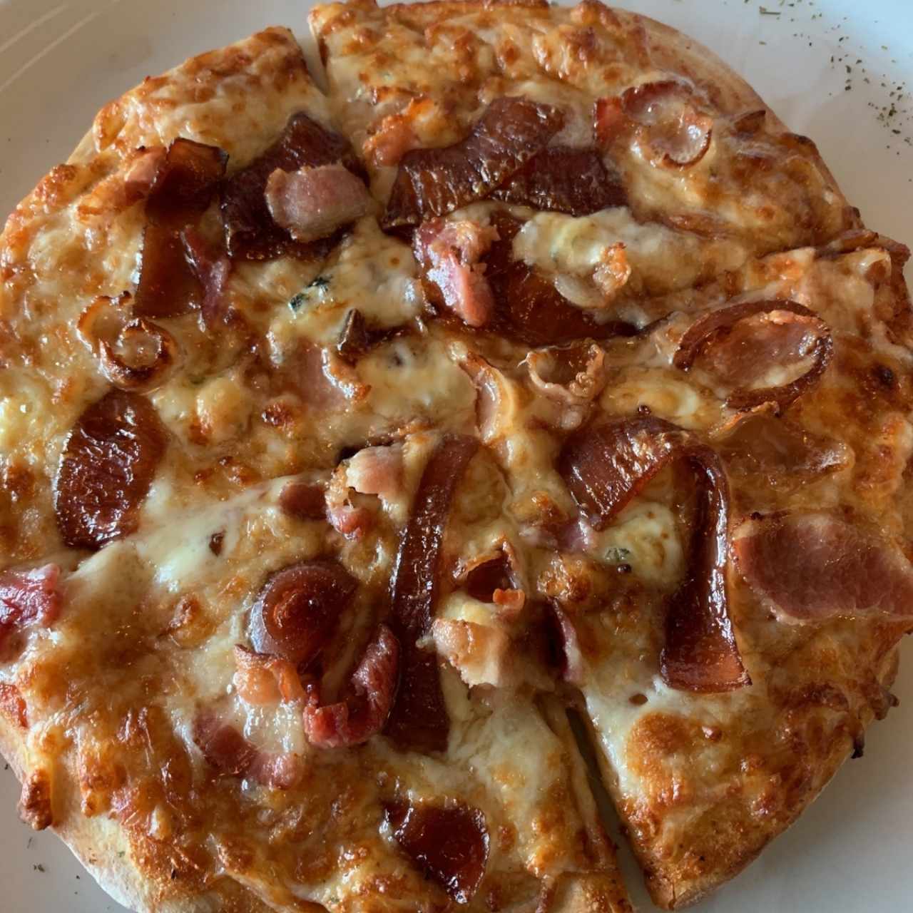 Pizza fusión - Sweet & crunch
