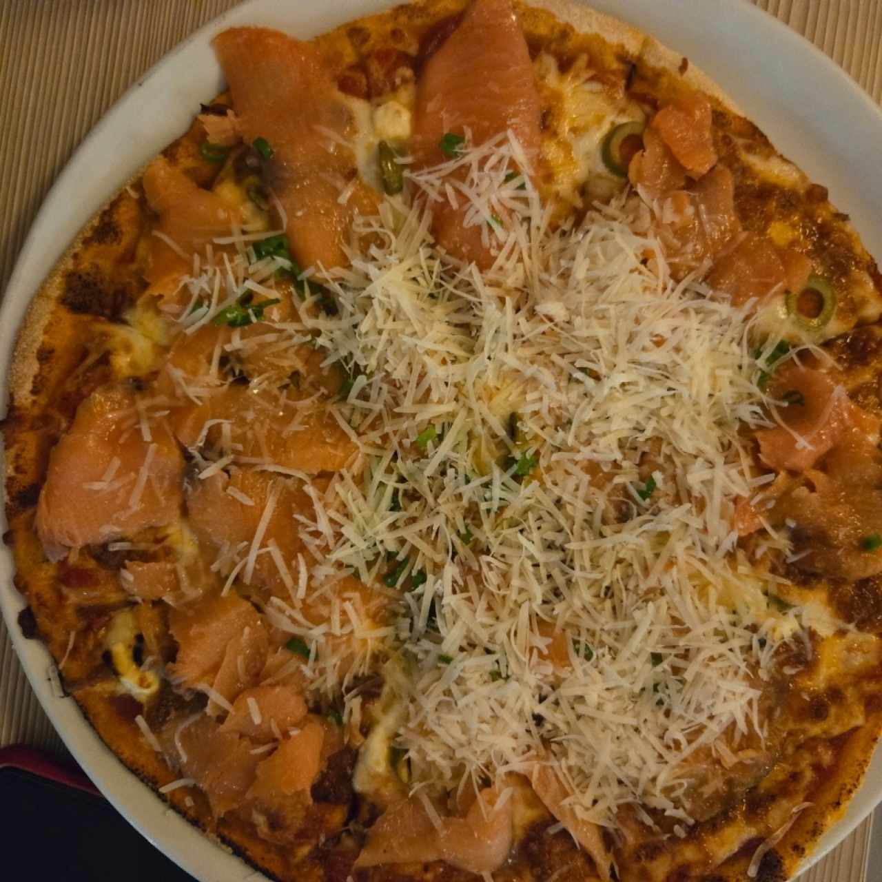 Pizza de Salmon Ahumado