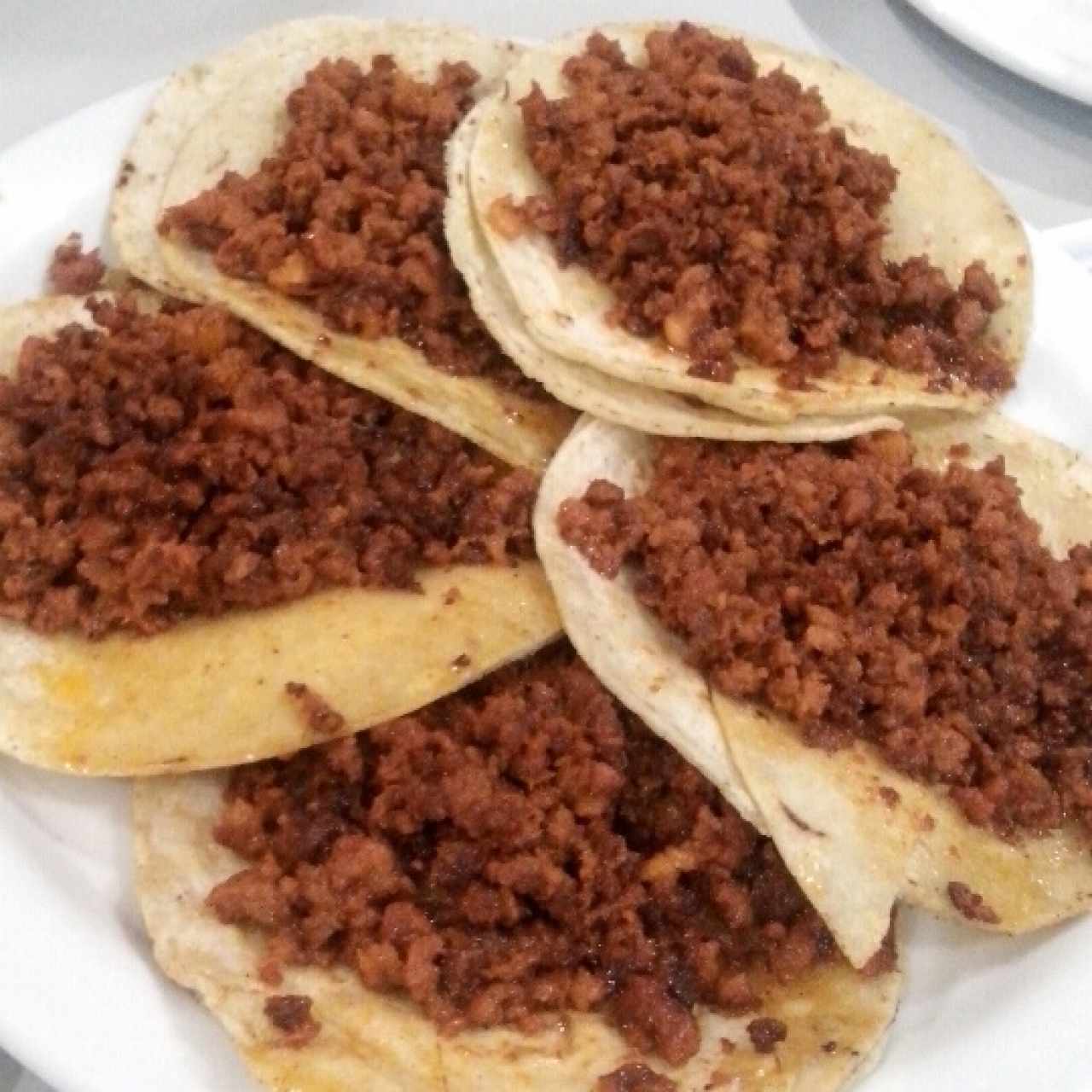 Tacos de Chorizo