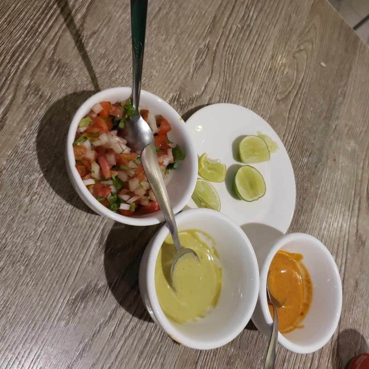 Picantes y pico de gallo