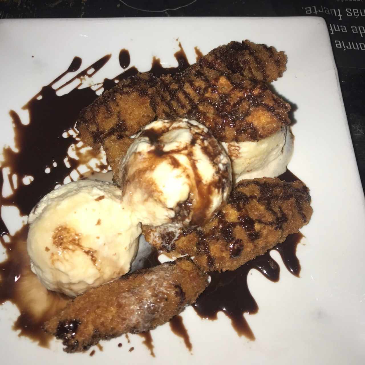 Postres - Banana Tempura