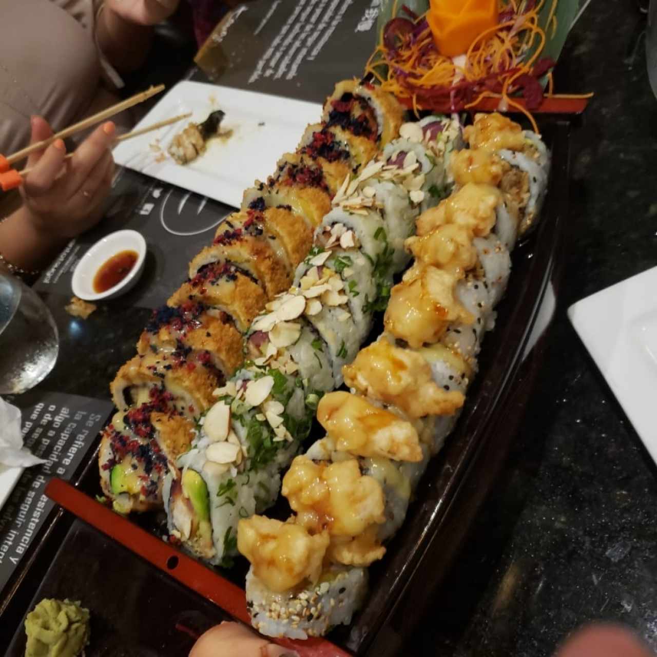 Sushi: Canalero, Samurai, Ebi Rock.