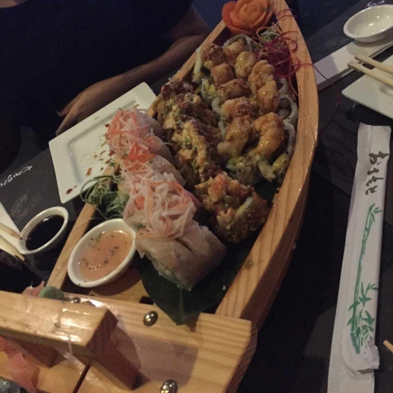 bandeja de sushi