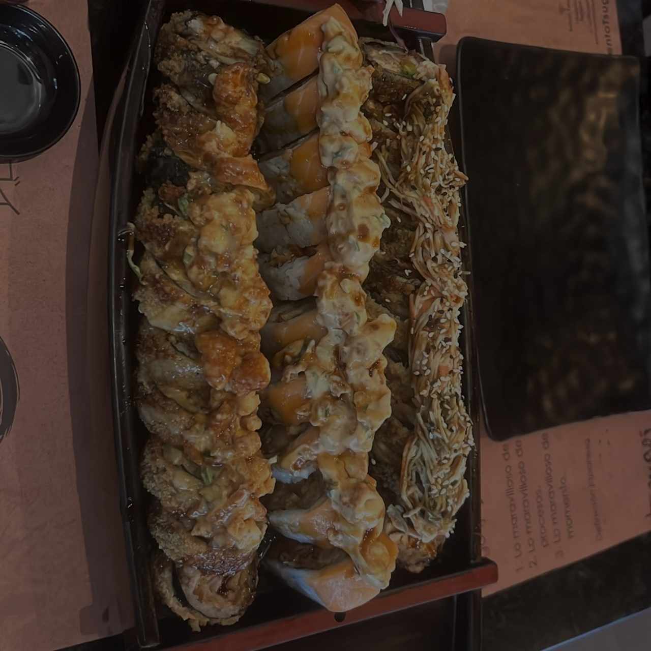 Barco de sushi con Kun fu panda, Sushi PTY y Tsugoi 