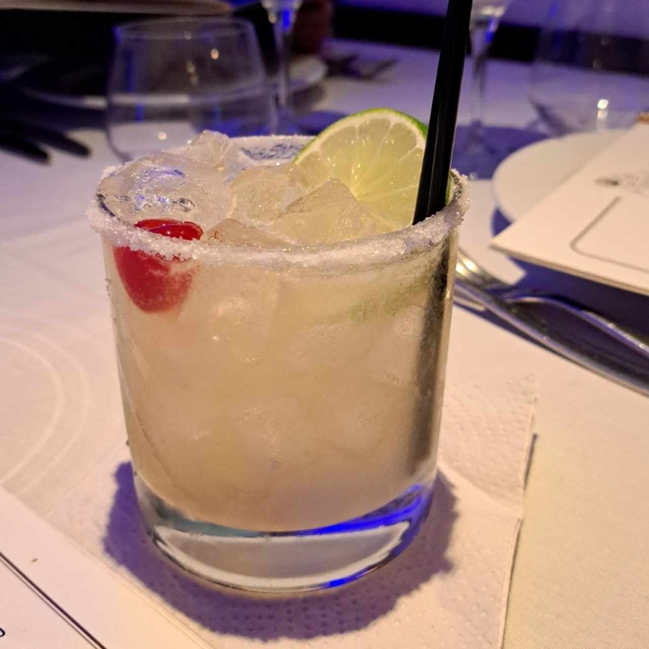 margarita en las rocas