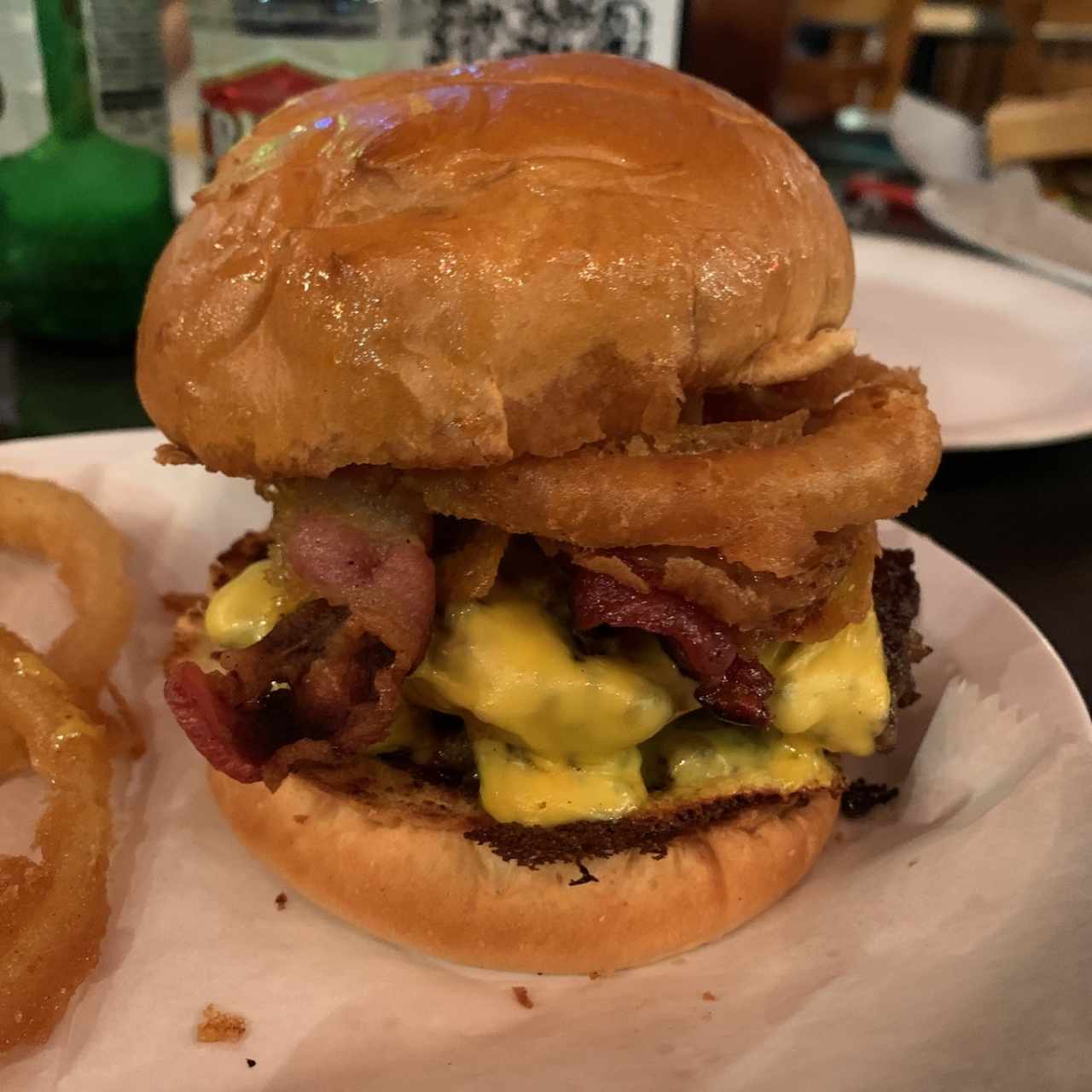 Western bbq burger
