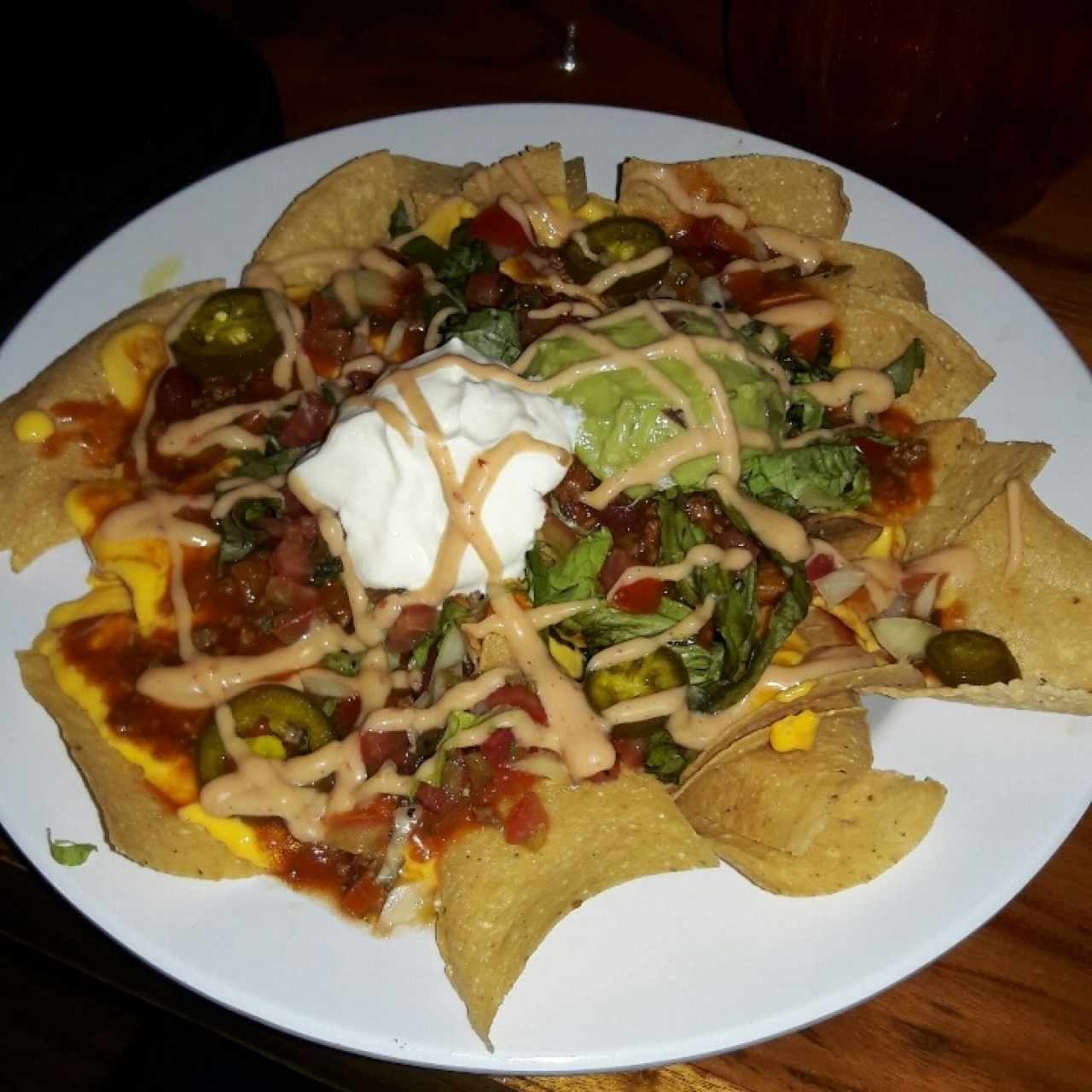 nachos de carne