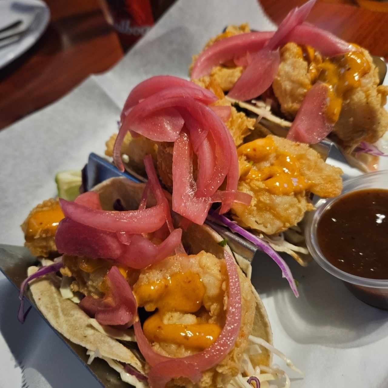 MARISCOS - BAJA SHRIMP TACOS