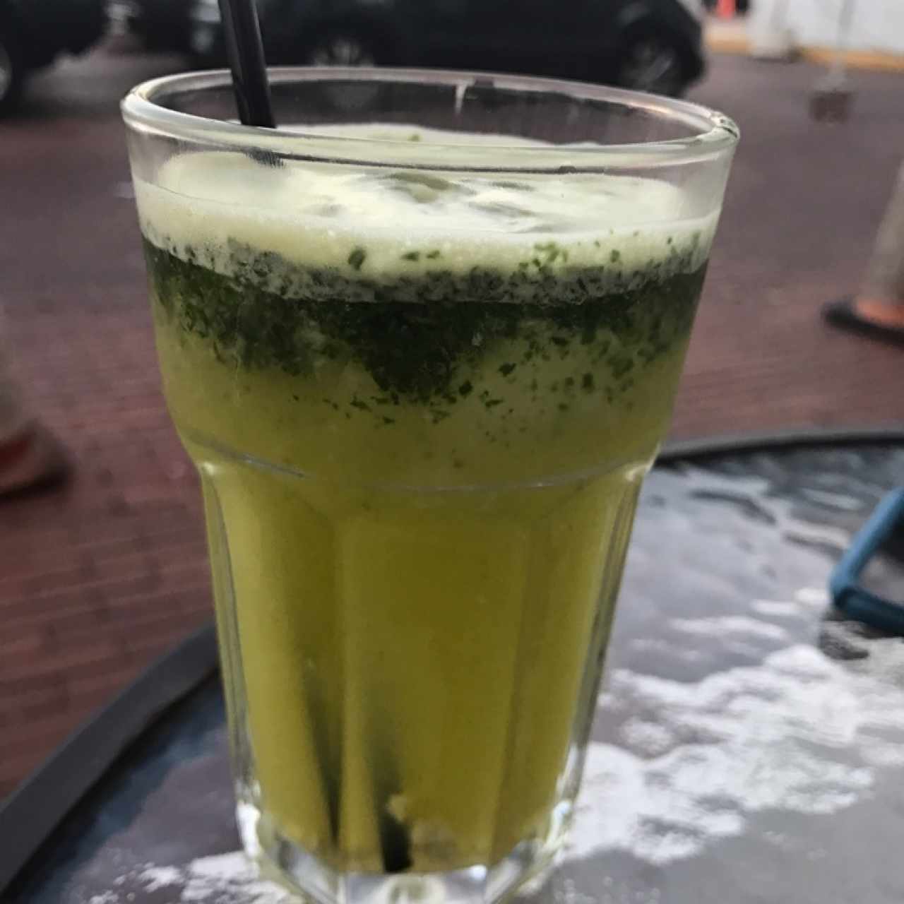 limonada con hierbabuena y jengibre