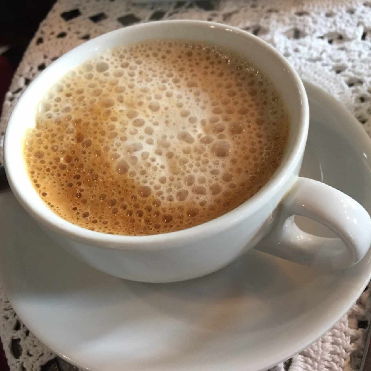 Cafe con leche de almendra