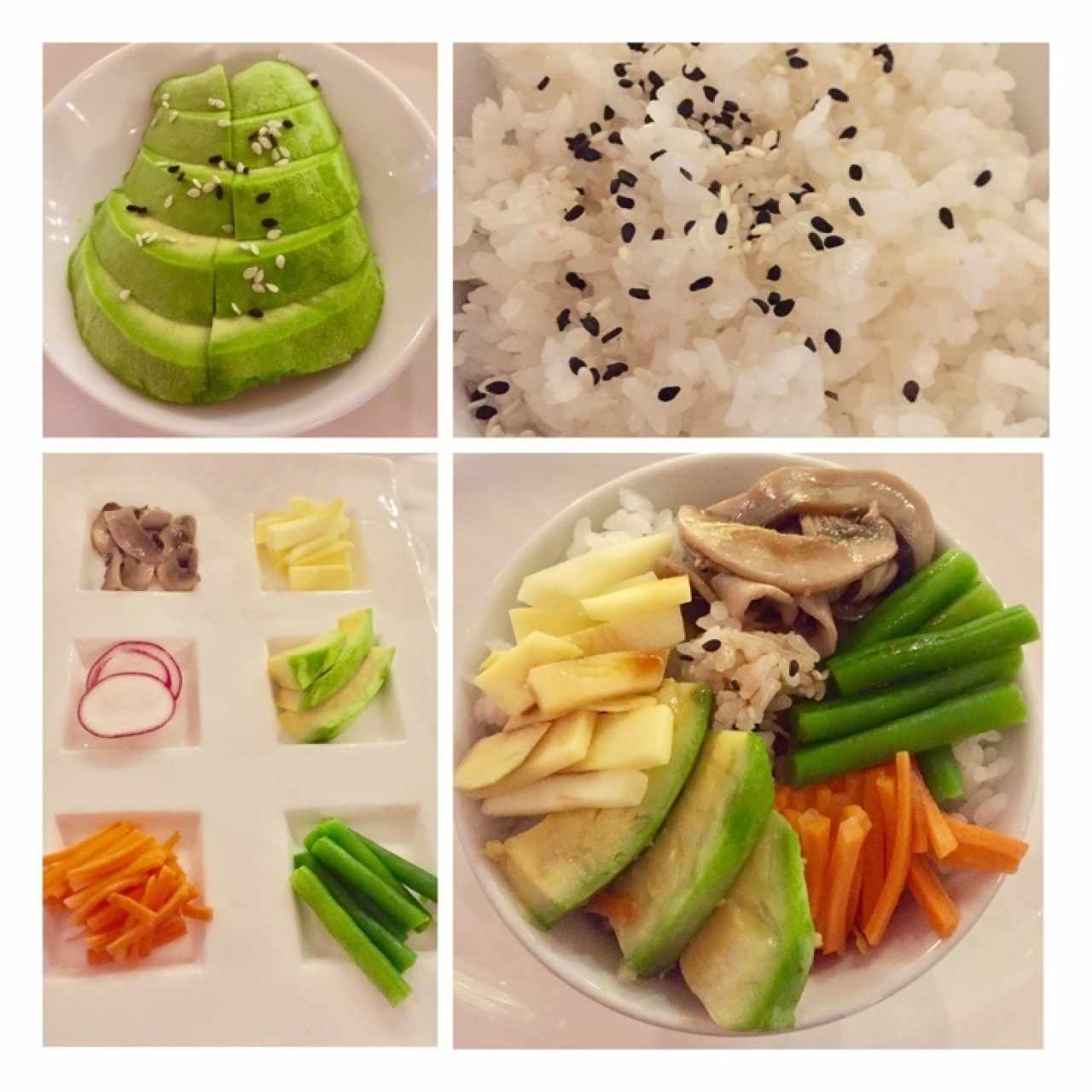 Póke bowl, veganized version