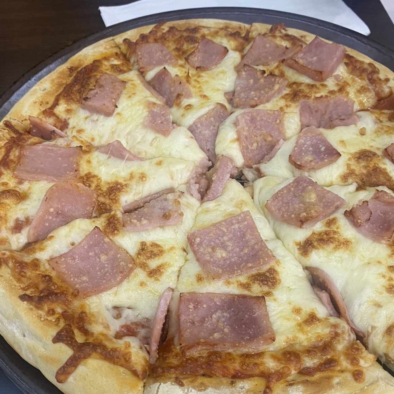 Pizza de 12 (3 Quesos, Jamón,)