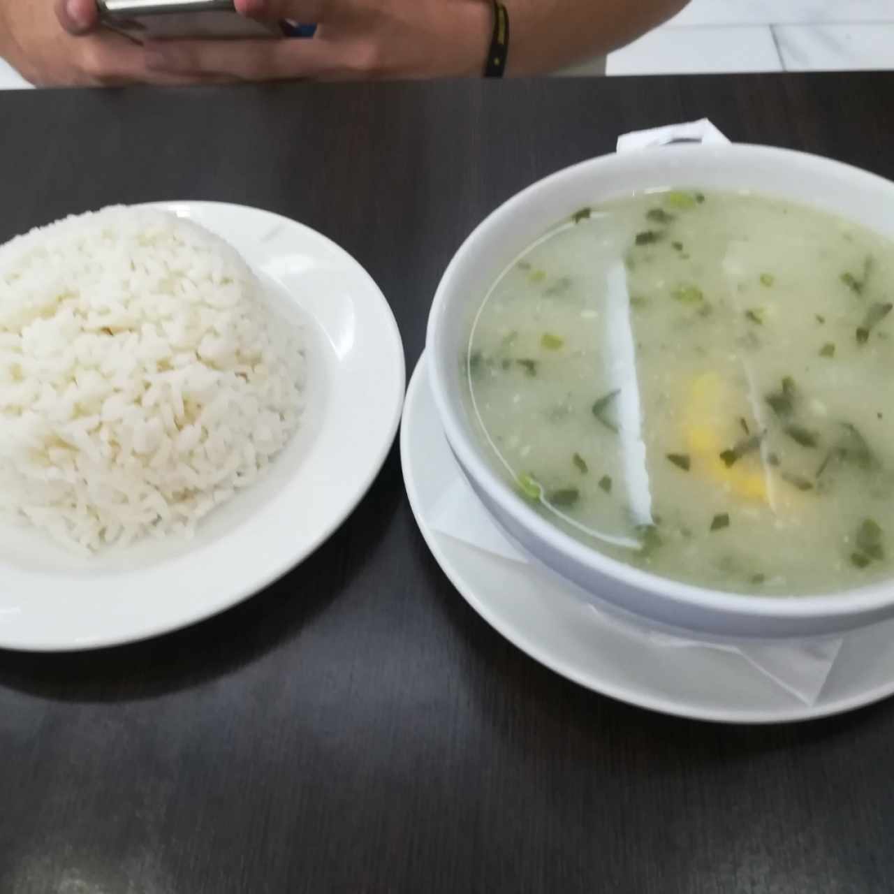 Sancocho con arroz