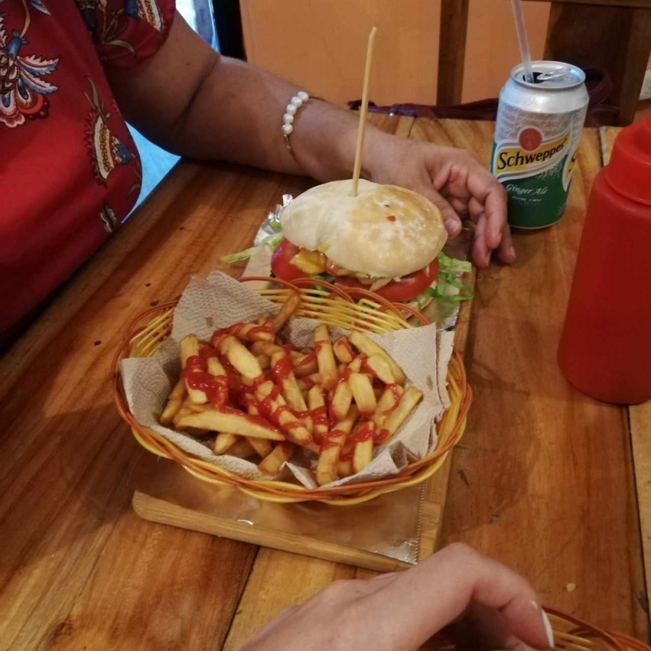 hamburguesa sencilla 