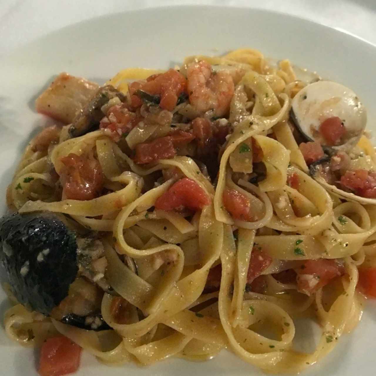 Linguini de Mariscos mixtos