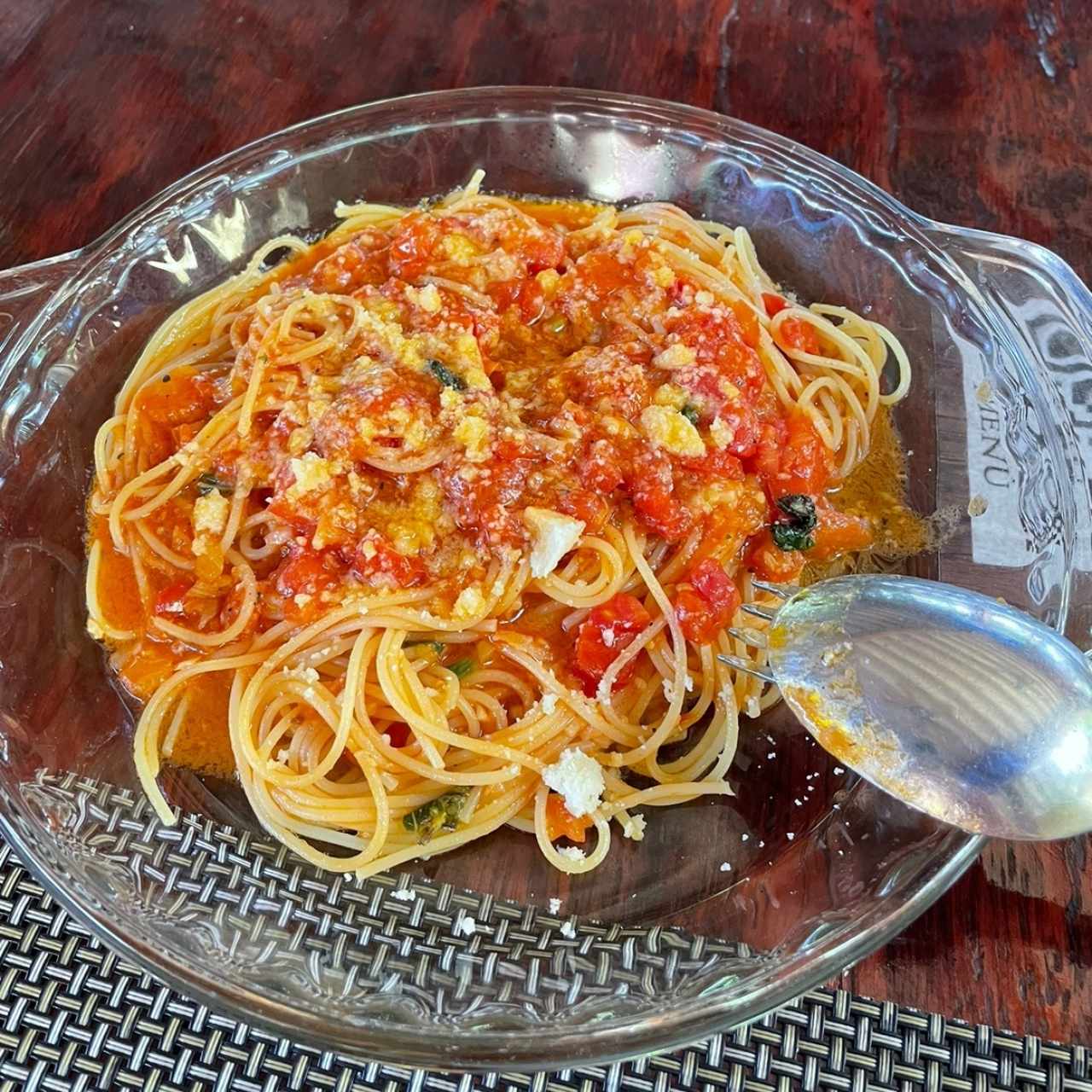 Spaguetti al Tomate Natural