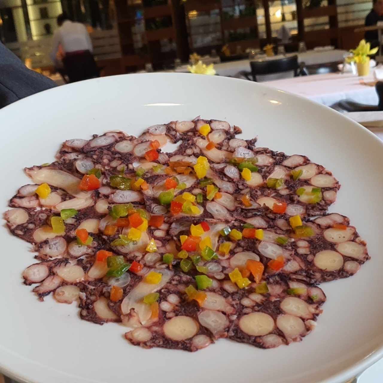 carpaccio de pulpo