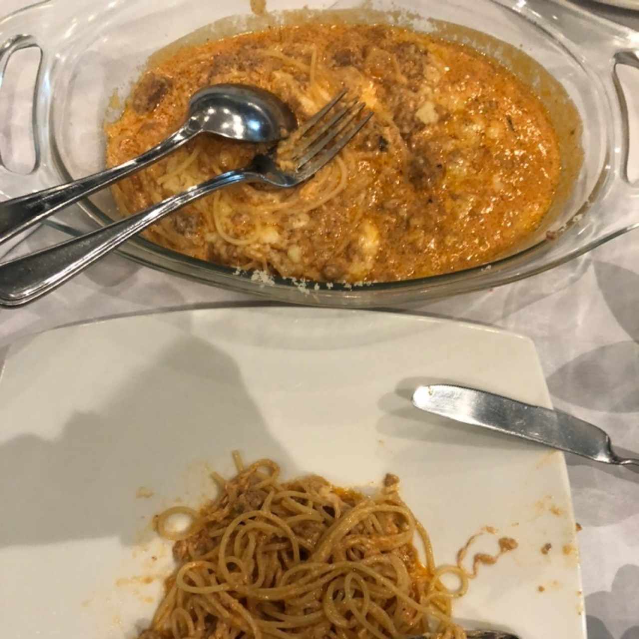 pasta en salsa bolognesa