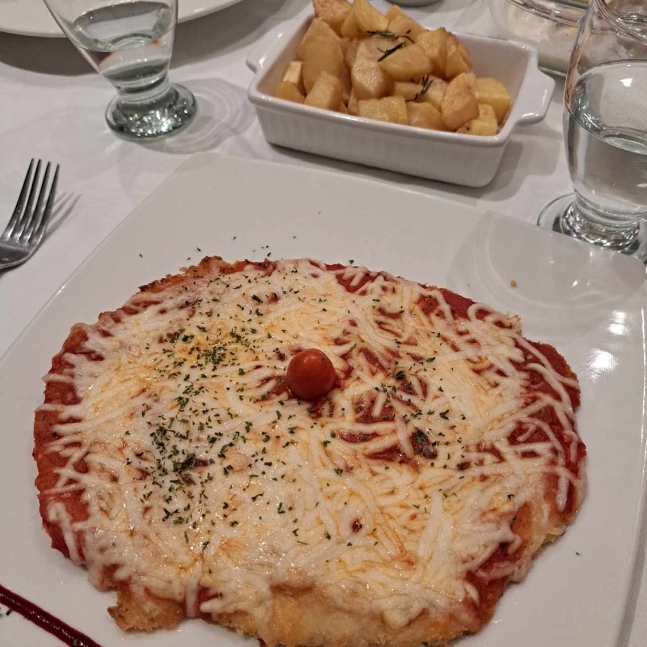 Milanesa de Pollo a la Parmigiana