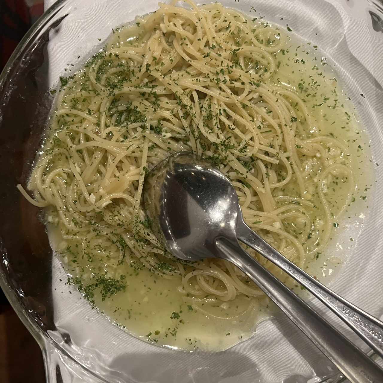 Pasta al oleo