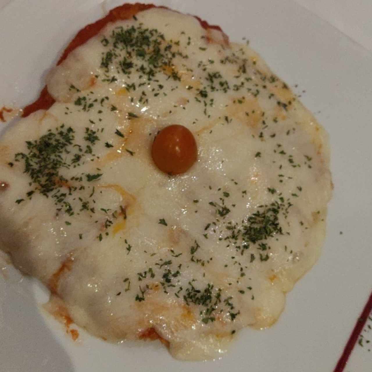 Milanesa de Filete de Res a la Parmigiana