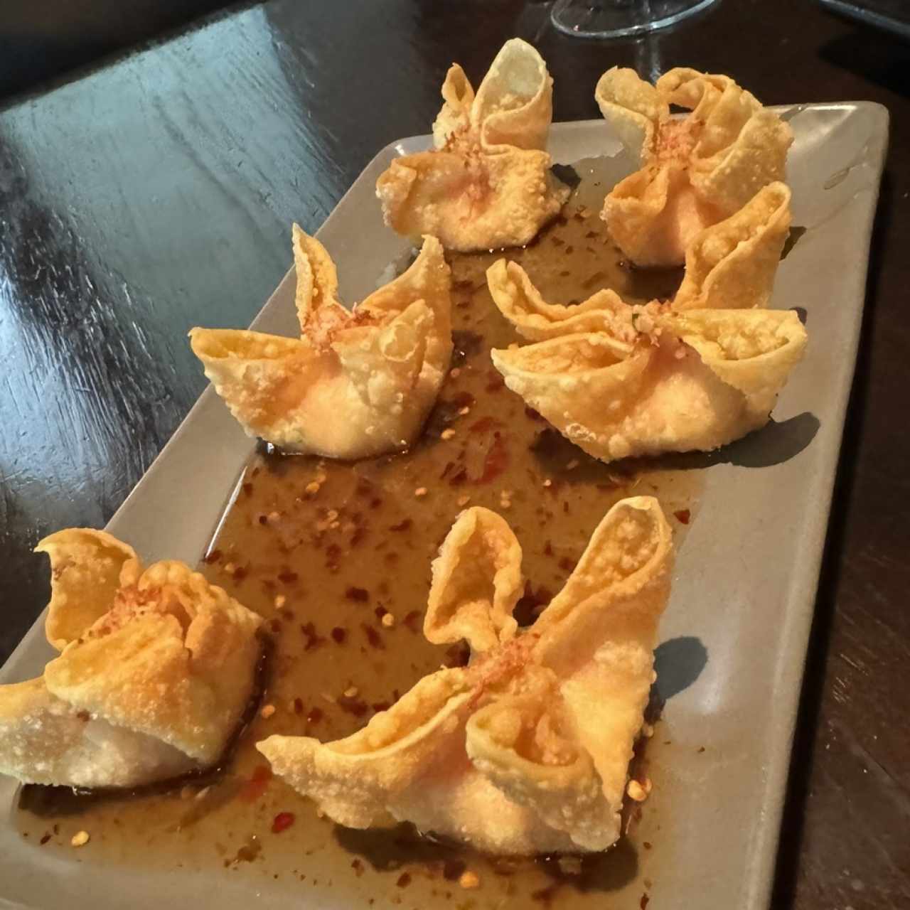 Hand -Folded Crab Wontons