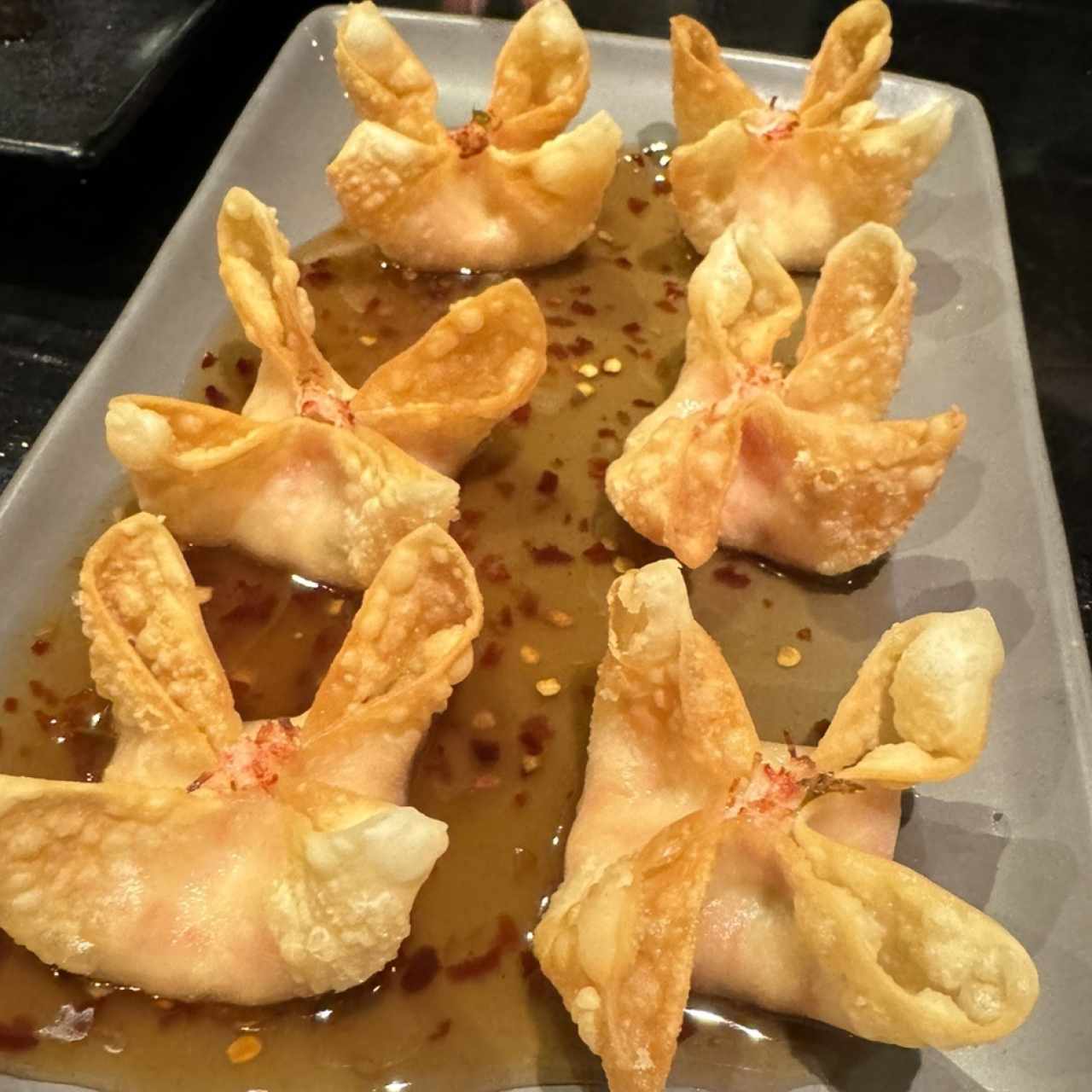 Hand -Folded Crab Wontons