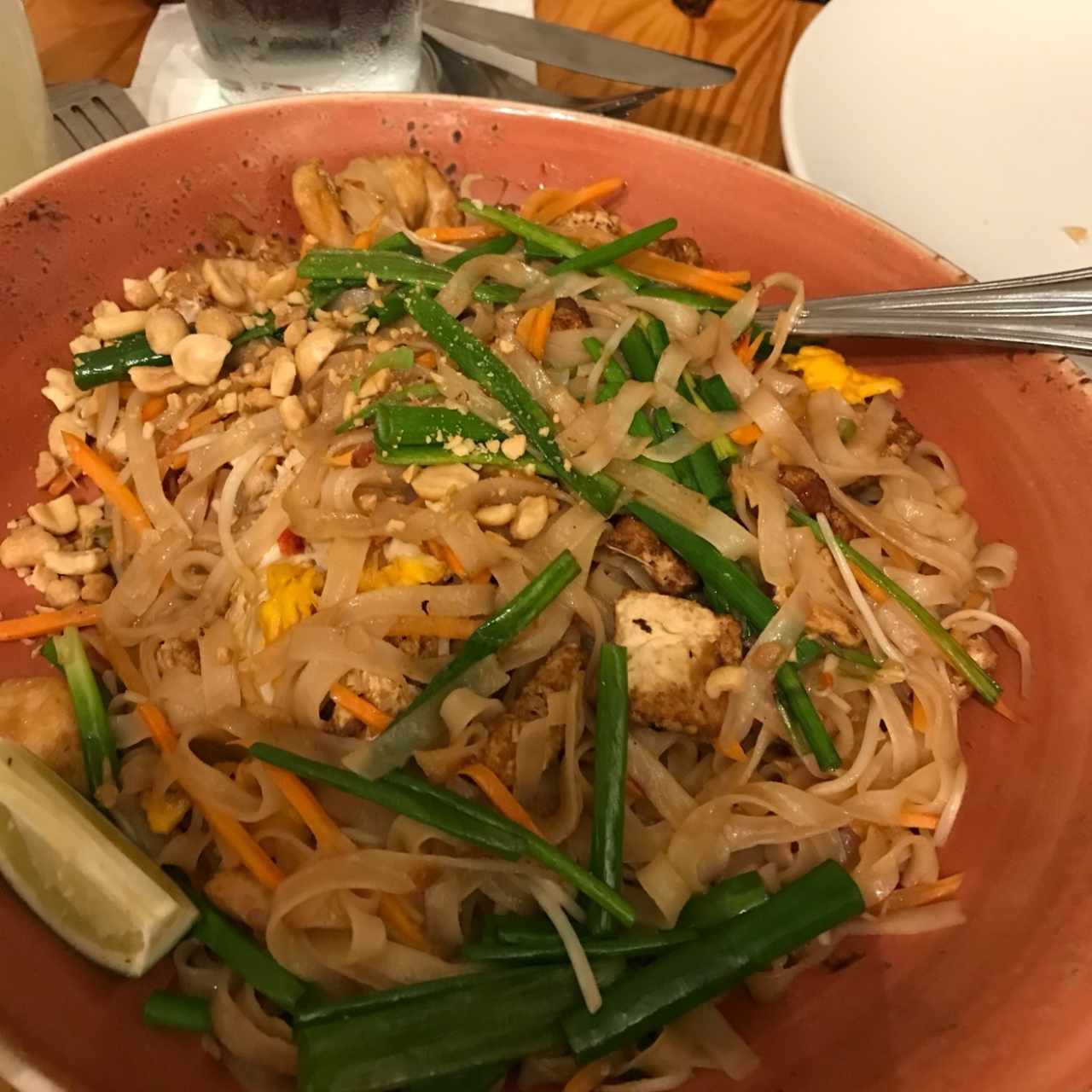 Pai Thai de pollo