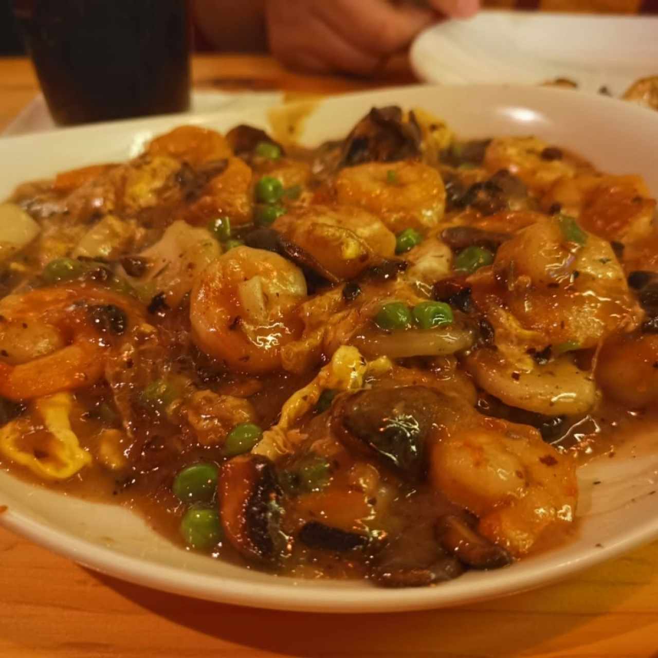 Shrimp with lobster sauce 